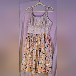 Disney Dress Shop Cats Dress and matching Loungefly Crossbody bag